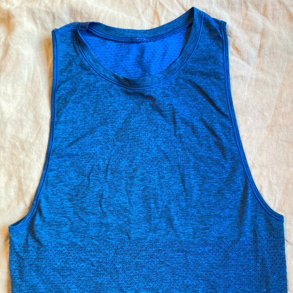 Lululemon Metal Vent Muscle Tank Top, Mens Size XS, Blue - Picture 1 of 8